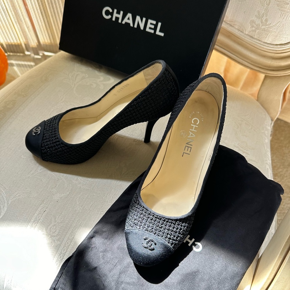 Chanel pumps, brand new, wore once to a dinner.